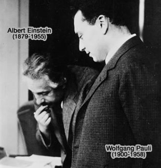Albert Einstein et Wolfgang Pauli
