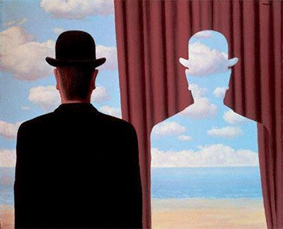 Décalcomanie  de Magritte