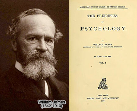 William James (1842-1910) et The principles of Psychology