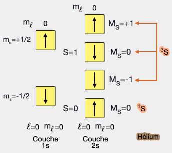 Micro-états de l'hélium excité 1s12s1